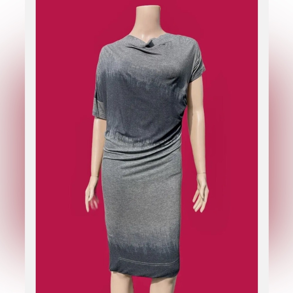 Vivienne Westwood Elegant Gray Ombre Dress. Size XS